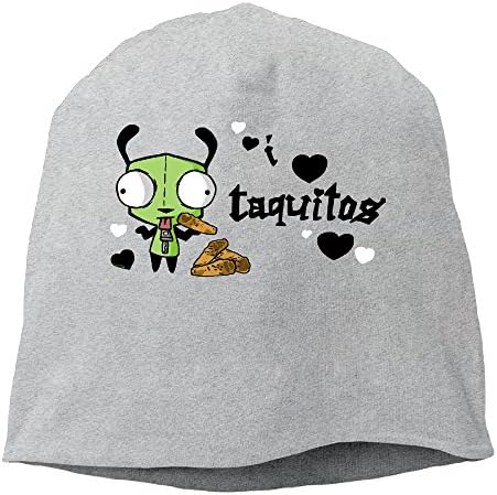 Winter/Autumn Gir Taquitos Invader Zim Knit Beanie Cap Beanies Hats For Man And Women Custom Own Hats Ash One Size Fits Most