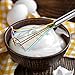 Silicone Tornado Whisk - Kitchen Utensil for Sauces, Roux & Gravy - 10-inch Rainbow Egg Whisk