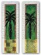 Green Palm Set by Rosa Solano 9"x27.5" Art Print Poster