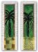 Green Palm Set by Rosa Solano 9"x27.5" Art Print Poster