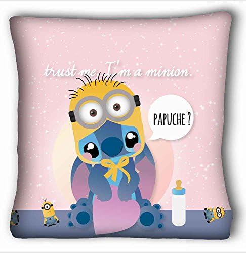Custom Cotton &amp; Polyester Soft ( Lilo and Stitch ) Custom Cotton &amp; Polyester Soft Rectangle Pillow Case Cover 20x30 inches (One Side) suitable for California King-bed