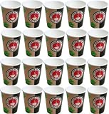 Zoom Produkt-Bild: 1000 x Kaffeebecher 0,3 Liter # Coffee-to-go Becher # edles Design # Pappbecher 300ml # Papierbecher # f&uuml;r Party, Kiosk, Tankstelle oder einfach f&uuml;r zuhause # Einwegbecher zum Mitnehmen # cappuccino latte macchiato Milchkaffee caf&eacute;