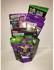 Toy: Teenage Mutant Ninja Turtle Donatello Birthday Gift Bundle Set Basket Heli Ball - Blue Topaz Boutique