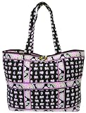 Vera Bradley Pink Elephants Tic Tac Tote