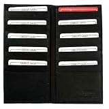 Leather Multiple Credit Card and Checkbook Holder style - 529CF