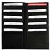 Leather Multiple Credit Card and Checkbook Holder style - 529CF