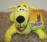 Hard to Find Unique Yellow Pastel Colored Scooby Doo 9" Plush Doll Mint with Tag