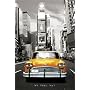 Times Square (NY Taxi No 1) Art Poster Print - 24" X 36"