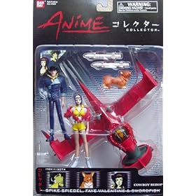  Bandai COWBOY BEBOP SWORDFISH SPIKE FAYE Anime Collection Figure Set