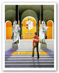 The Ultimate Climb (Kappas) by Edward Clay Wright 16"x21" Art Print Poster African-American