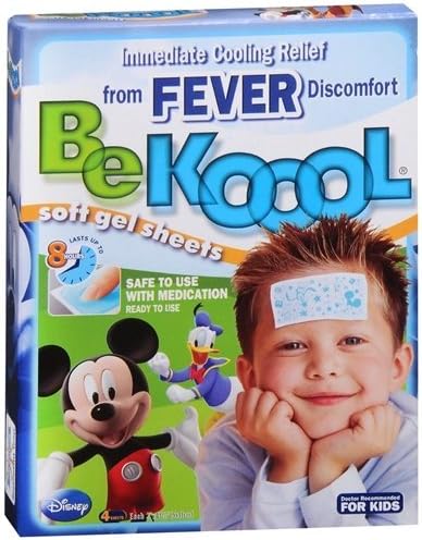 Be Koool Soft Gel Sheets for Kids 4 ea(pack of 2)