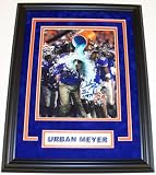Urban Meyer Autographed Florida Gators National Championship 8x10 Gatorade Photo with 06 NAT CHAM