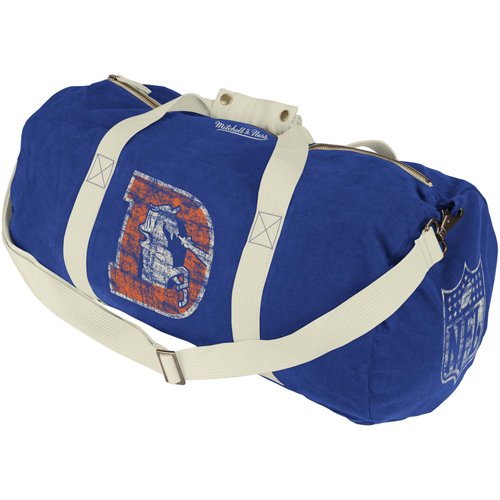Mitchell & Ness Denver Broncos Washed Canvas Duffle Bag