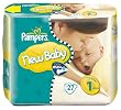 Pampers New Baby Windeln Gr.1 Newborn 2-5 kg Tragepackung, 27 Stück