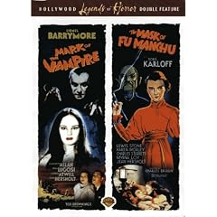 Mark of the Vampire (1935) & The Mask of Fu Manchu (1932) - Authentic Region 1 DVD from Warner Brothers starring Boris Karloff, Bela Lugosi, Lewis Stone, Myrna Loy, Jean Hersholt, Lionel Barrymore & Lionel Atwill.