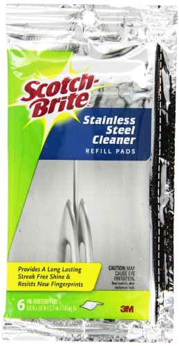 Scotch Brite Stainless Steel Cleaner 1 Tool And 4 Packs Of 6