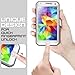 Galaxy S5 Case, SUPCASE [Heavy Duty] [Unicorn Beetle Pro Series] Full-body Rugged Case with Built-In Screen Protector for Samsung Galaxy S5 Case, Dual Layer Design Impact Resistant Bumper (White/Gray)