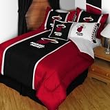 Sports Coverage Miami Heat Sidelines Comforter - Twin