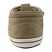 Orgrimmar Baby Boys Girls Casual Lace up Soft Sole Crib Shoes (9-12months, khaki)