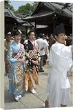 Box Canvas Print of Traditional dress and procession for tea ceremony from Robert Harding
