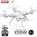 Cheerwing Syma X5SW FPV Explorers2 2.4Ghz 4CH 6-Axis Gyro RC Headless Quadcopter Drone UFO with 2MP HD Wifi Camera (White)