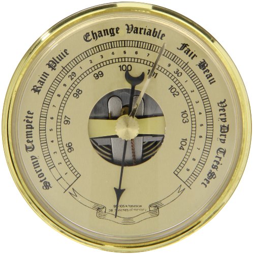 Ajax Scientific Dual Aneroid Barometer Dial, 72mm Diameter