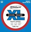 D'Addario EXL145 Nickel Wound Electric Guitar Strings, Heavy, 12-54 with Plain Steel 3rd
