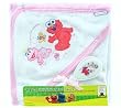 Sesame Street Hooded Blanket With Brush & Comb Set - Pink (ELMO)