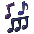 Wallies 12199 Musical Notes Wallpaper Cutout