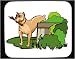 boxer28 - Decorated Mouse Pad with domestic stick master dogs