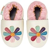 Momo Baby Infant/Toddler Rainbow Lily Soft Sole Leather Shoes