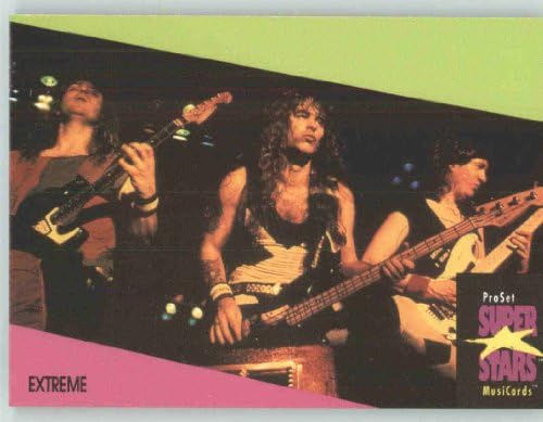 1991 Pro Set Superstars MusicCards U.K. Edition # 45 Extreme [Iron Maiden] (Collectible Pop Music / Rock Star Trading Card)
