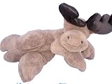 Ultra Soft Cuddly Plush Big Foot Lazy Moose 16" Stuffed Animal Toy By Ellis Collection