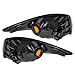 AutoandArt Brock Replacement Driver and Passenger Set Park Signal Side Marker Lights Compatible with 2000-2002 Cavalier 22667009 22667010