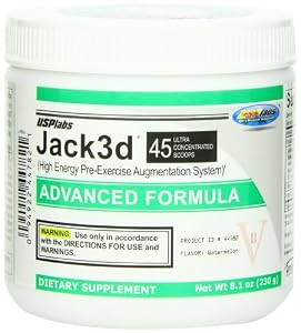 Usp Labs Jack 3D Advanced Formula Nutritional Supplements, Watermelon, 8.1 Ounce