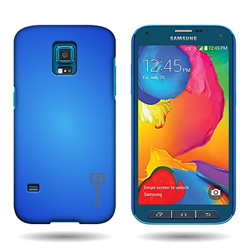 Galaxy S5 Sport Case, CoverON® [Slender Fit Series] Protective Slim Hard Rubberized Back Cover Phone Case for Samsung Galaxy S5 Sport - Royal Blue