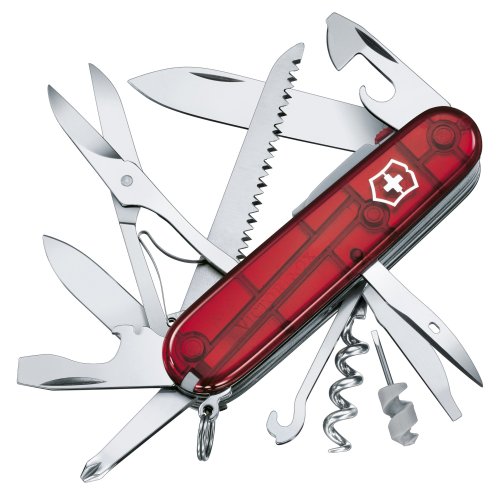 VICTORINOX Offm.Huntsman Lite, rot transp.