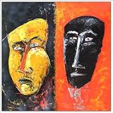Wooden Masks Painting - Bali Art - New Arrivals - CraftNetwork