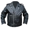 Lederjacke Motorradjacke Rockabilly Rockerjacke Chopper Brando jacke