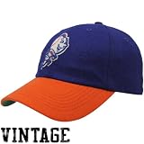 MLB '47 Brand New York Mets Royal Blue-Orange Cooperstown Brooksby Fitted Hat (Small)