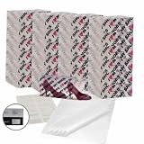 25 x Caraselle I Love My Shoes Ladies Shoe Boxes + 12 Clear Adhesive PVC Pockets + 25 sheets of Acid Free Tissue Paper