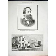 Park-Alter Druck 1882 Portr�t Cavendish Irland Phoenix