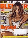 Oct 2006 *BLENDER* Music Magazine (Single Issue) Featuring, In Bed with BEYONCE