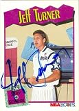Jeff Turner Autographed/Hand Signed Basketball card (Orlando Magic) 1991 Hoops Stay in School #545