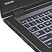 Skinomi Black Carbon Fiber Full Body Skin Compatible with Toshiba Satellite Radius (2015, 14 inch)(Full Coverage) TechSkin with Anti-Bubble Clear Film Screen Protector