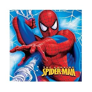 Spiderman Beverage Napkins 16ct by Factory Card and Party Outlet