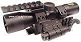 Ruger 10/22 Tactical System With Mount, Tri Rail Scope Rings, 4x30 Compact Rifle Scope And Red Laser