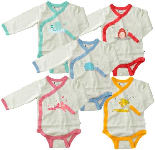 Babysoy Baby Girls' O Soy Kimono Bodysuit