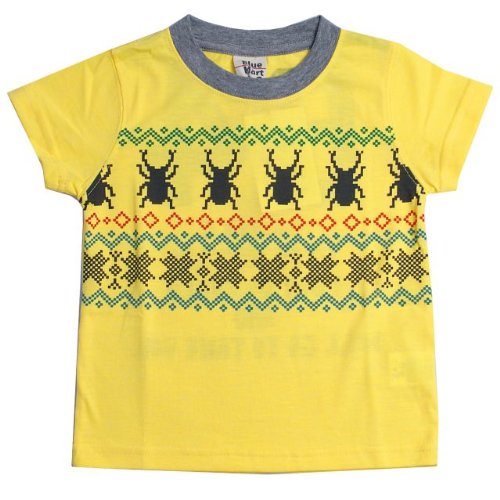 キッズ Tシャツ 子供(ボーイズ)くわがたプリント半袖Tシャツ(男の子)100cm110cm120cm130cm