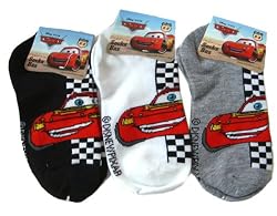 Disney Pixar CARS socks for kids (3/pk, assorted colors)
